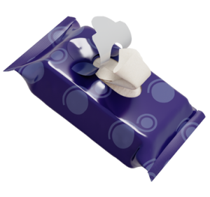 adapa flowpack gusseted bag pillow pouch wetwipes